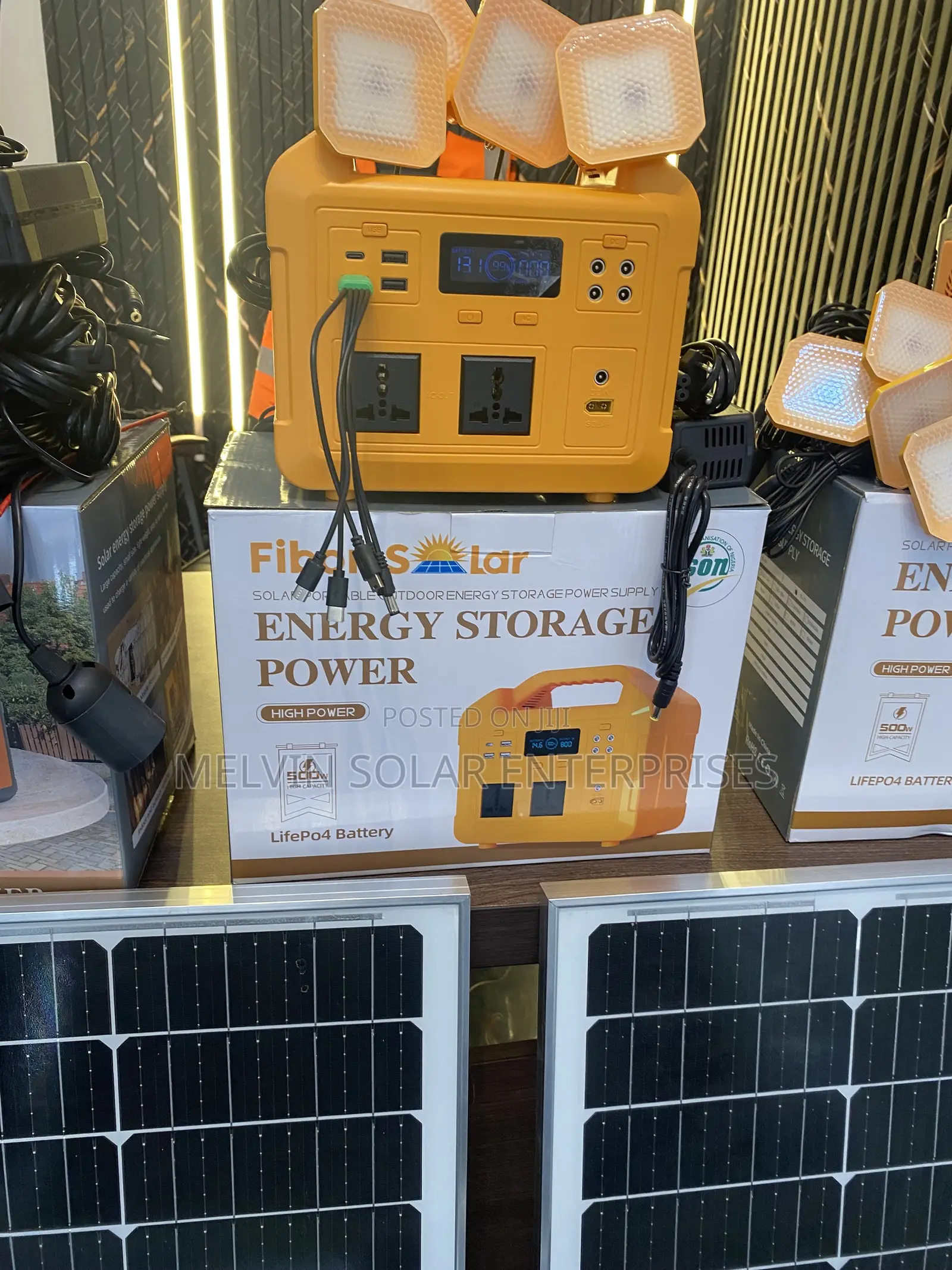 500watts Fibon All in One Solar Generator Available Now in Store Gm