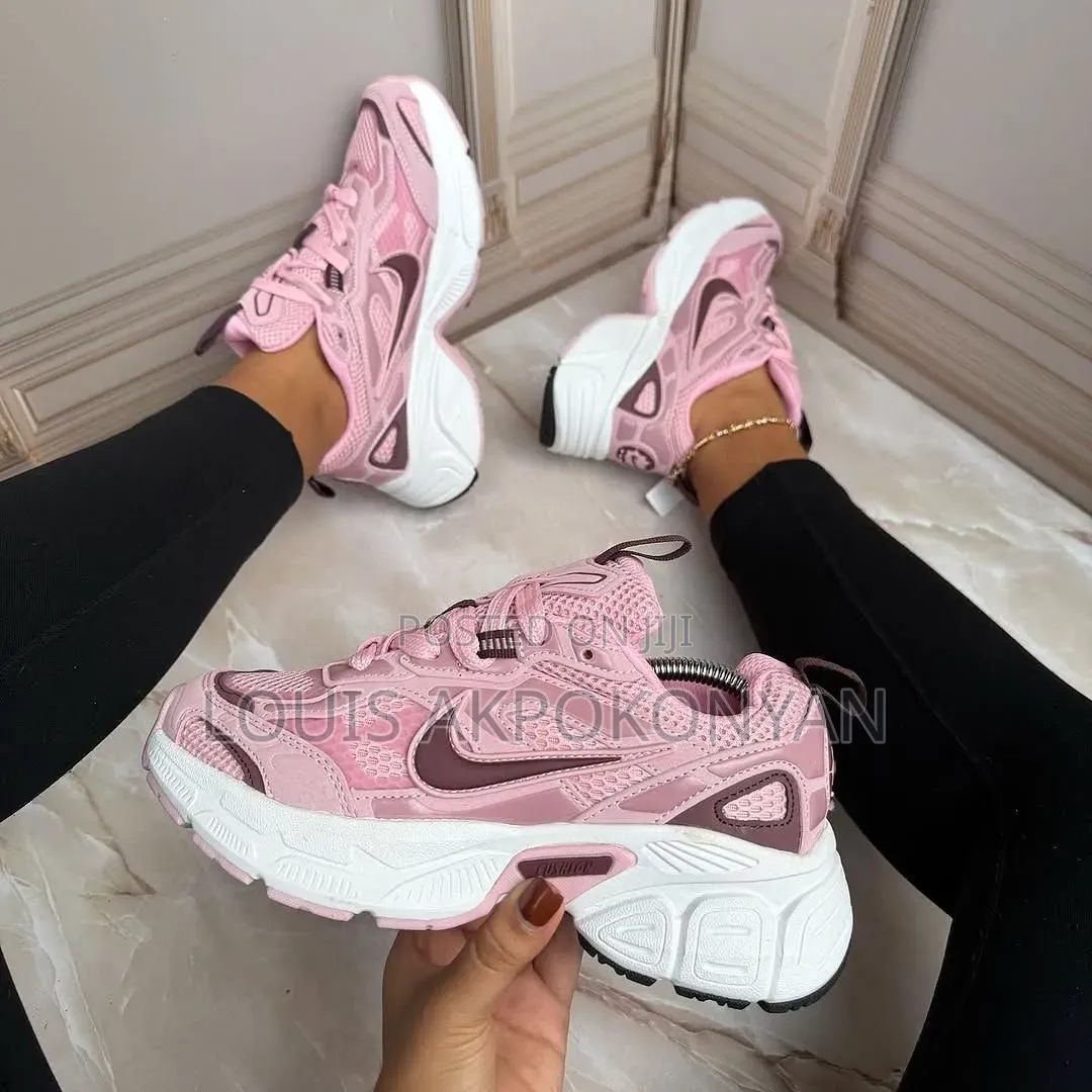 Nike V2k Runtekk Pink Wine Sneakere