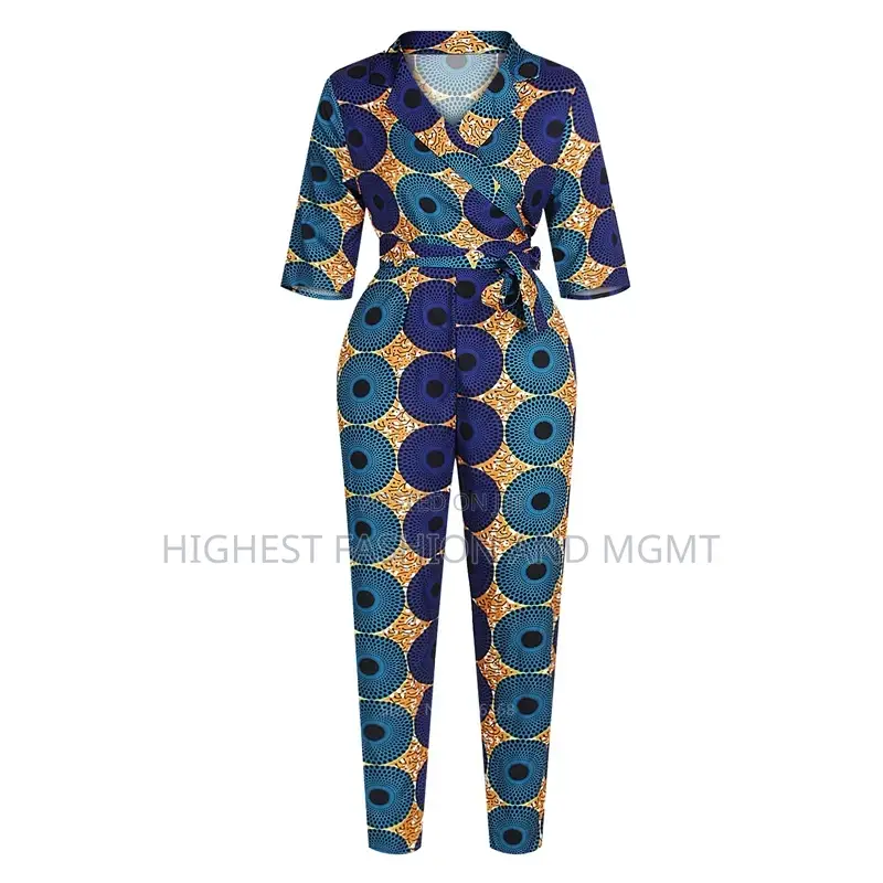 Short Sleeve High Waist Print Outfit