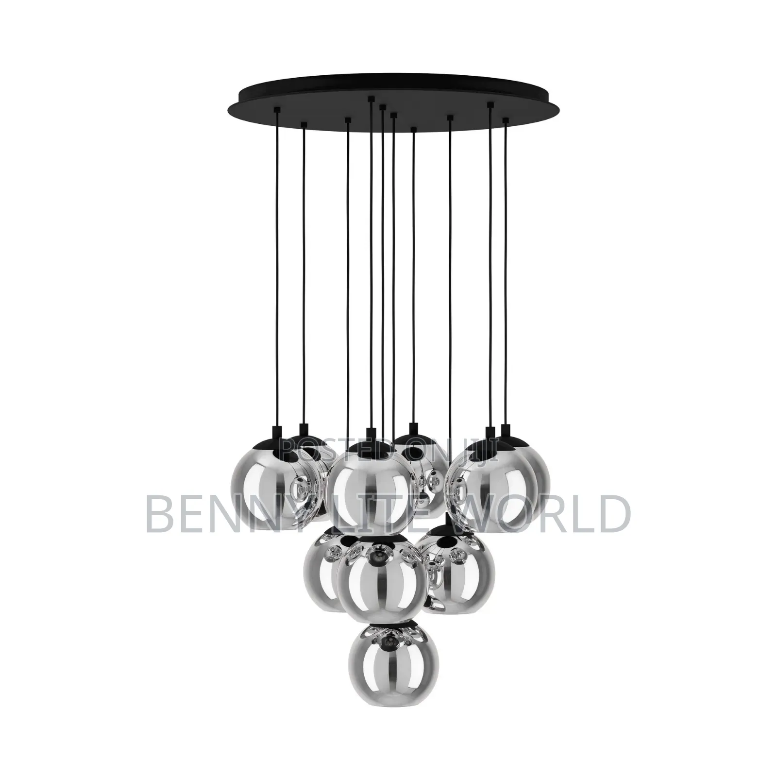 18 Head Dropping Pendant Glass Chandelier Light