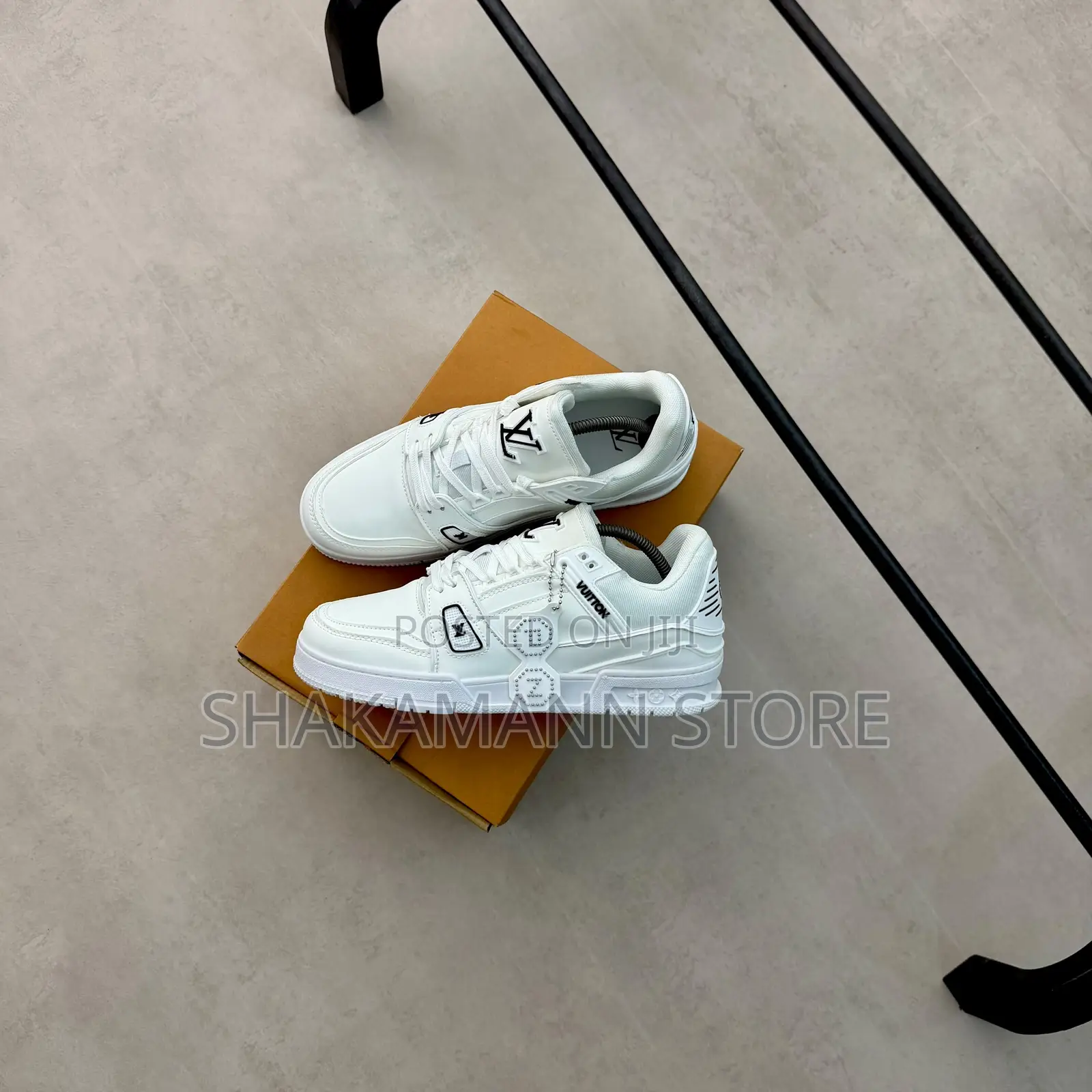 Original Louis Vuitton White Black Accents Now in Store
