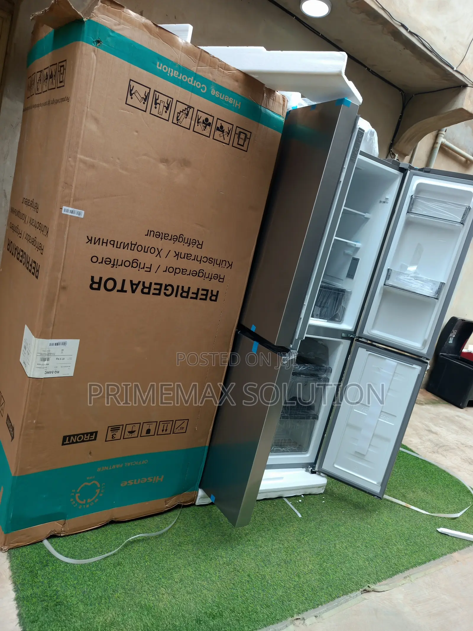 Spacious Stunning: Hisense 427l 4-Door Inverter Refrigerator