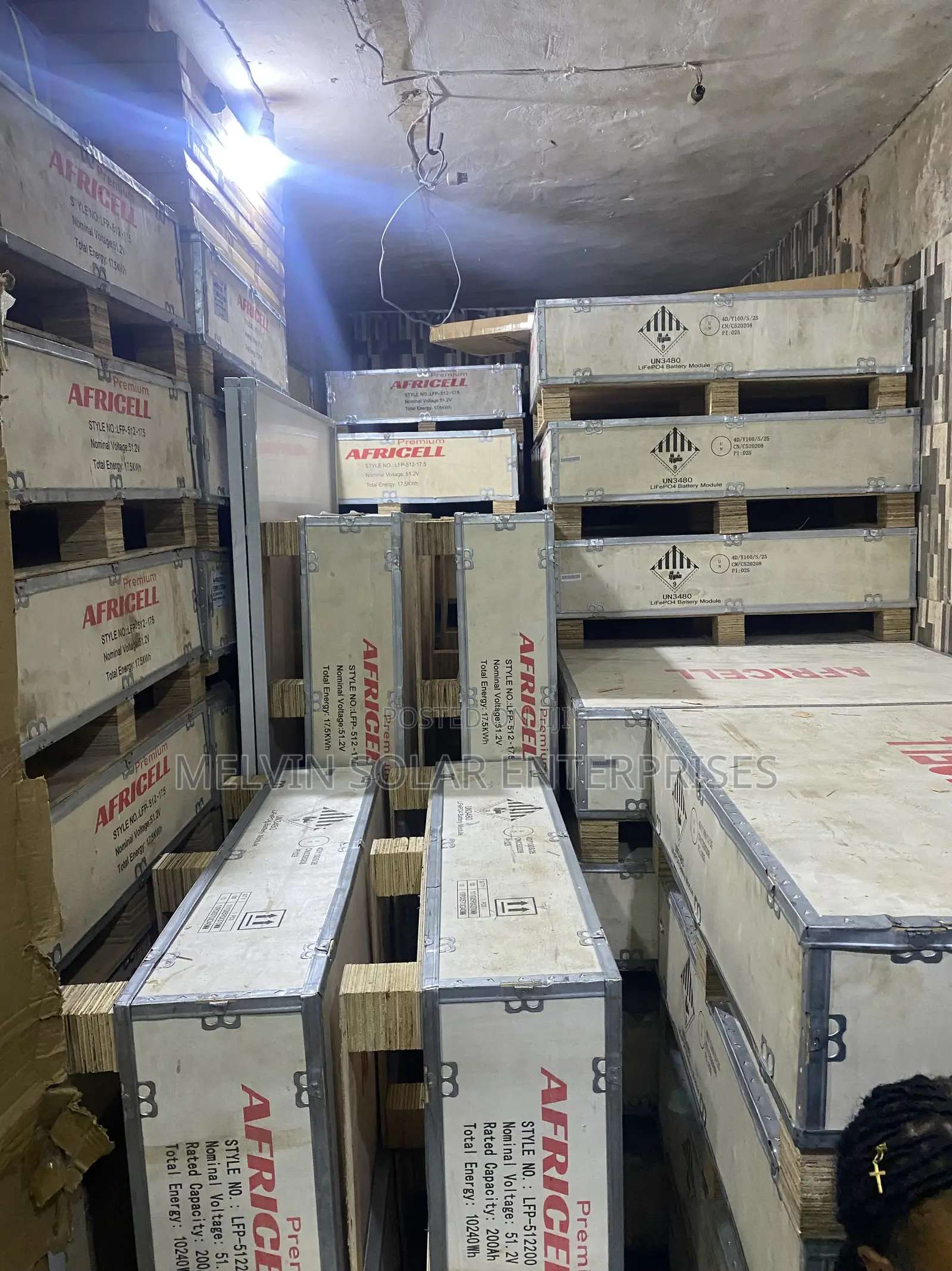 10kwh 51.2v Africell Solar Lithium Ion Phosphate Batteries Available