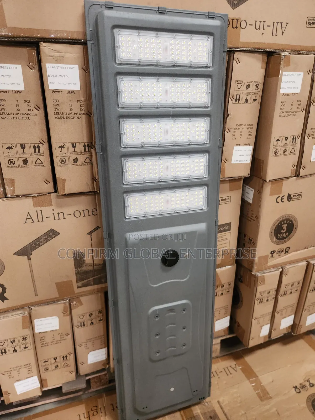 Powerful 300w All in One Solar Street Light With Lithium Battery