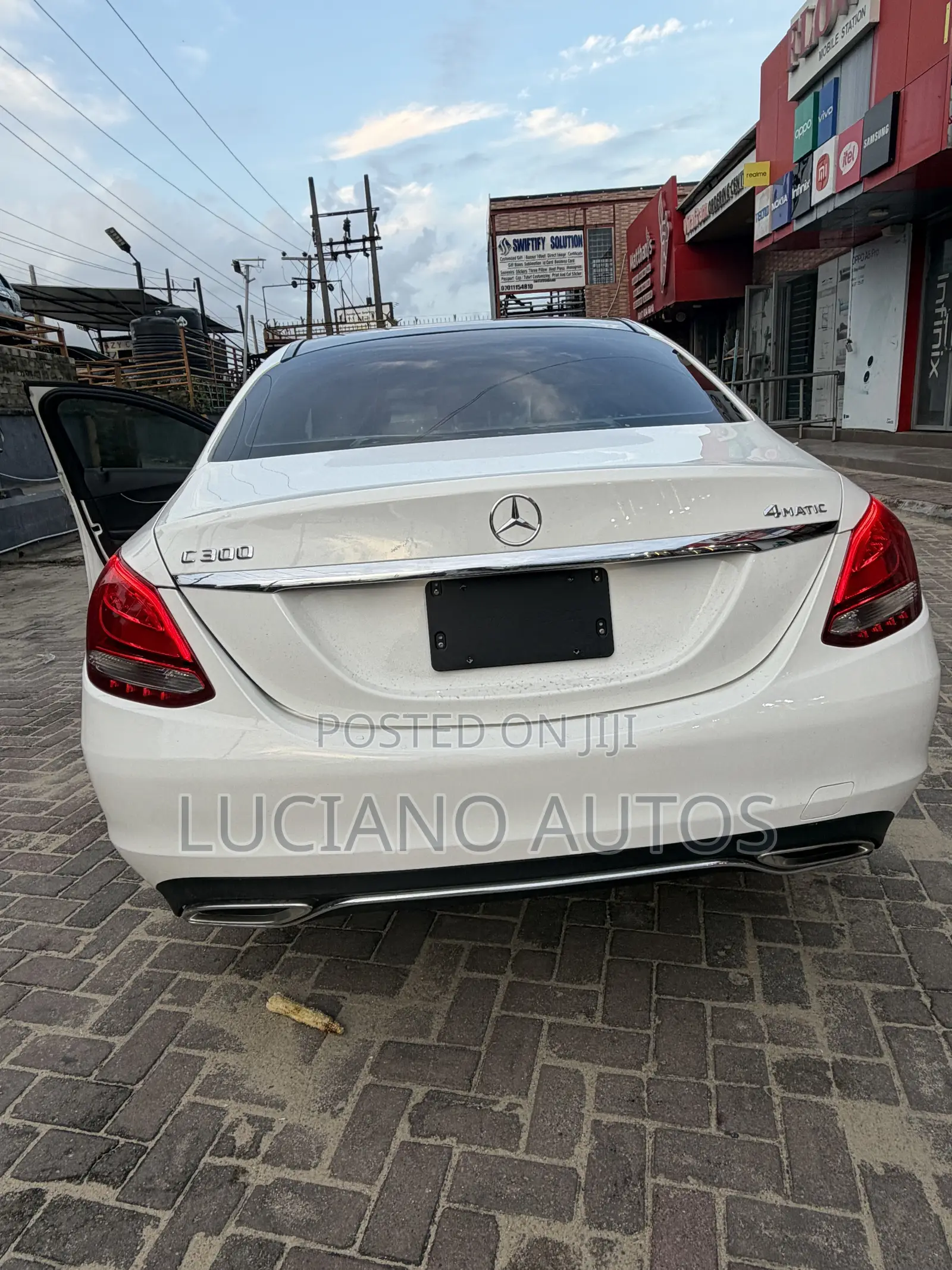 Mercedes-Benz C300 Sport 4Matic Sedan AWD (2.0L 4cyll 7A) 2016 White