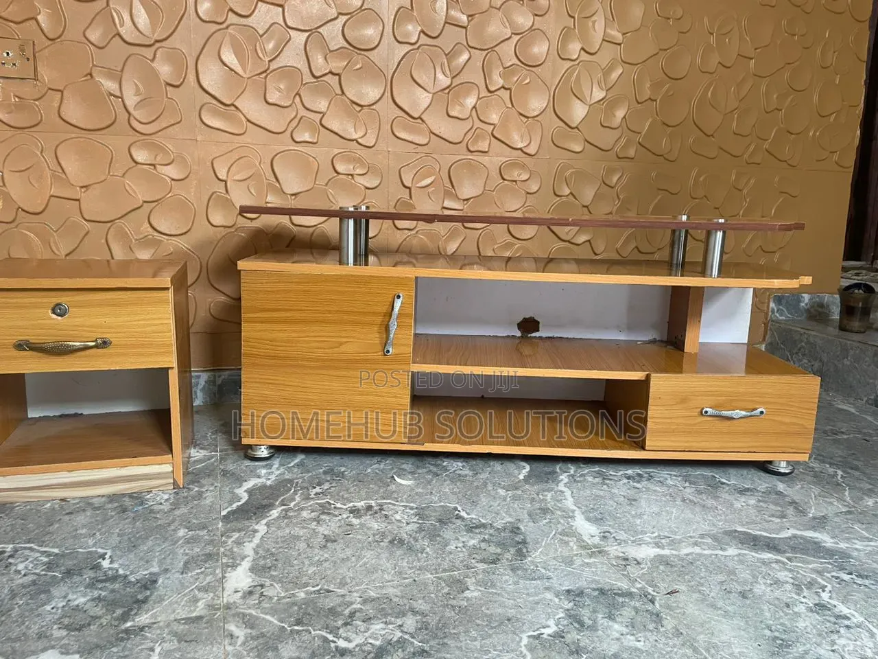 Tv Stand With Side Table
