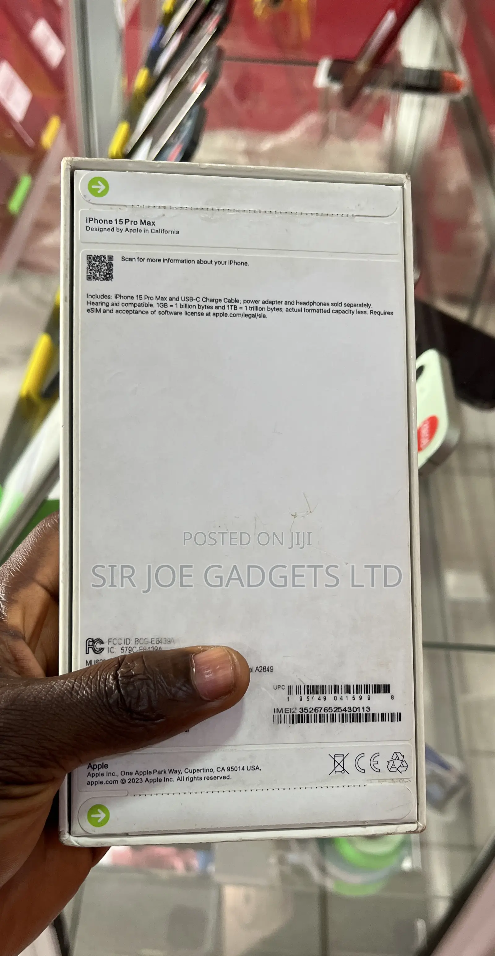 New Apple iPhone 15 Pro Max 256 GB Blue