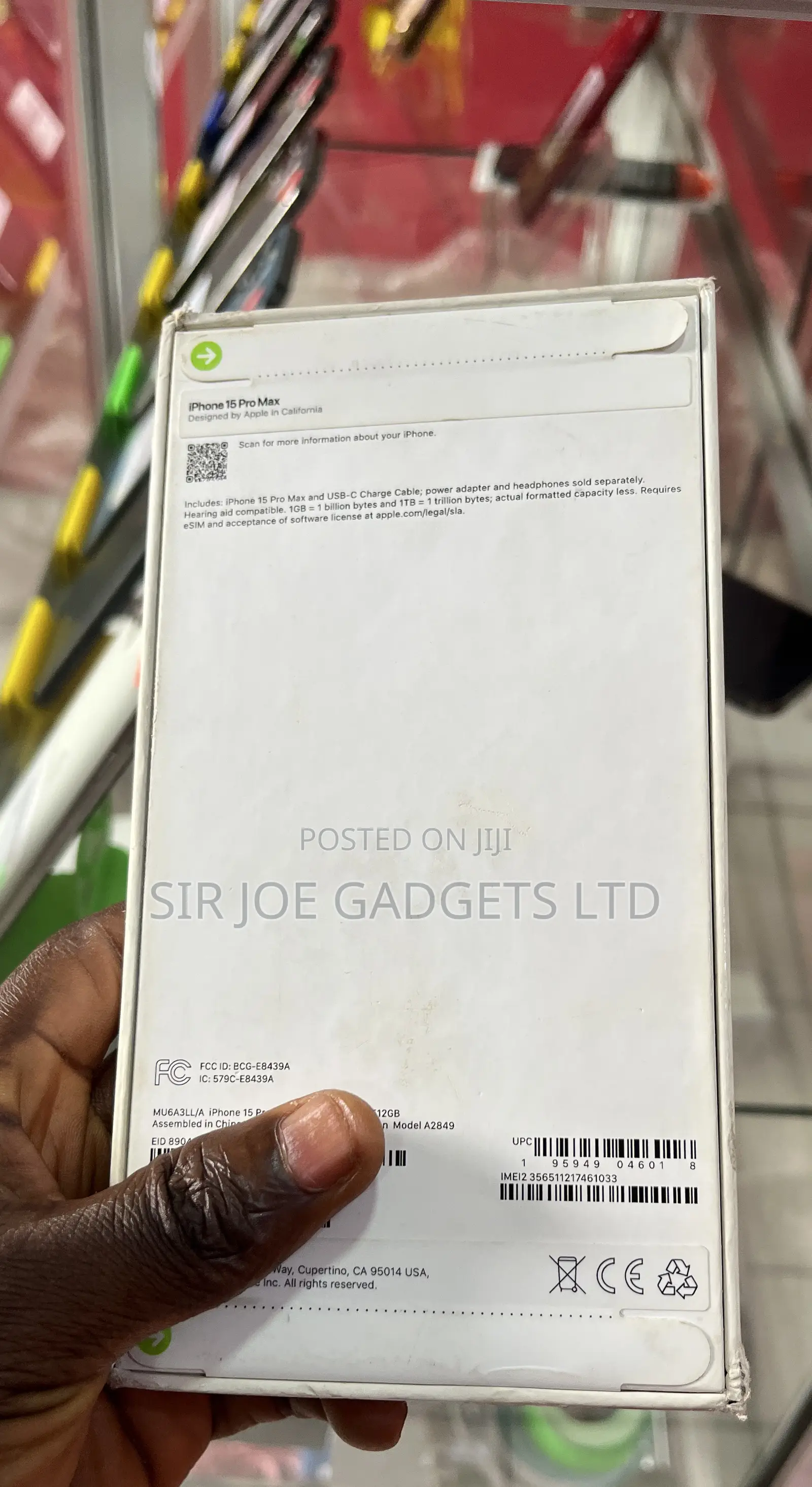 New Apple iPhone 15 Pro Max 512 GB Black