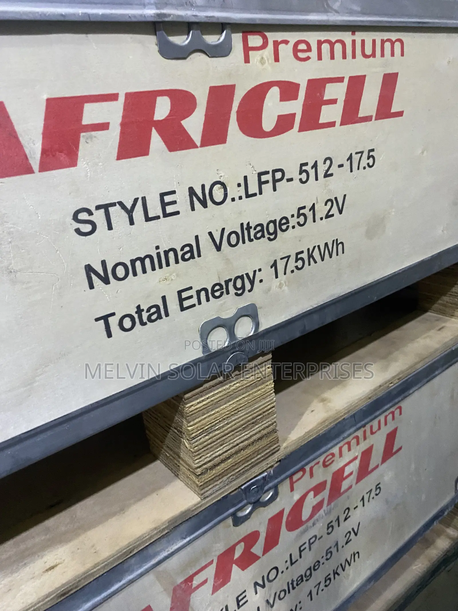 17.5kwh 51.2v Africell Solar Lithium Ion Phosphate Batteries Available