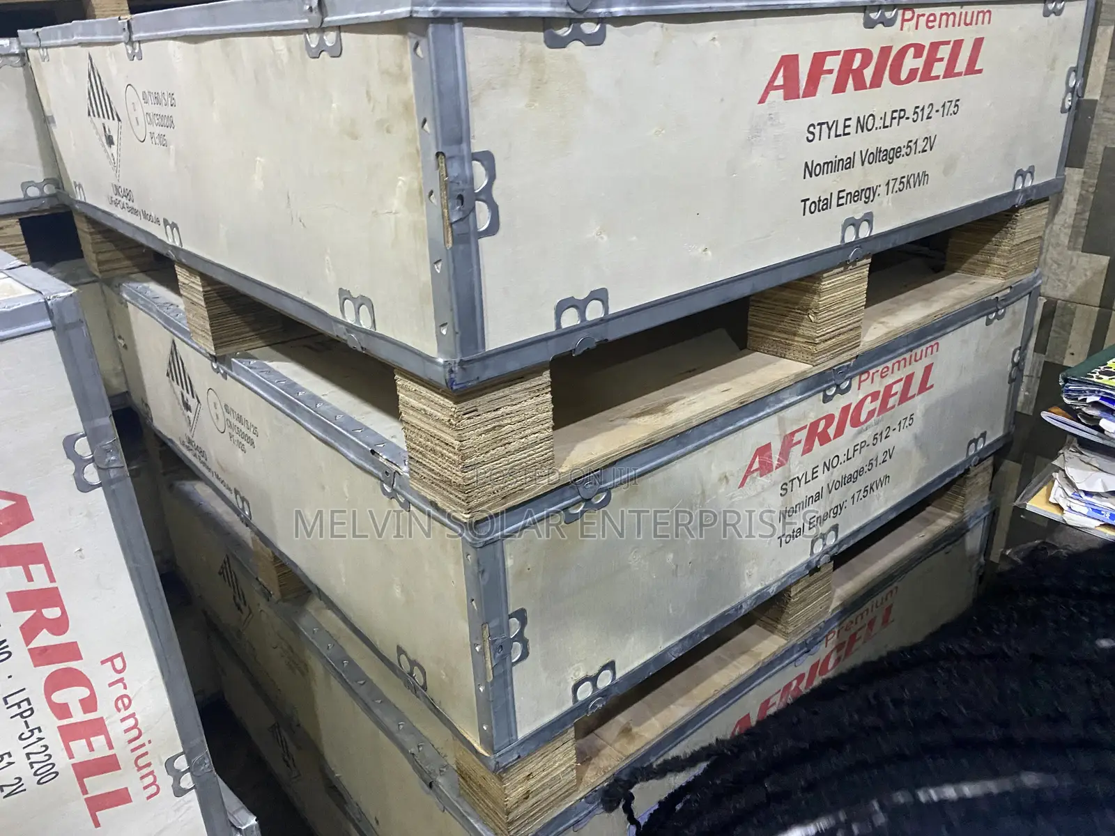 17.5kwh 51.2v Africell Solar Lithium Ion Phosphate Batteries Available