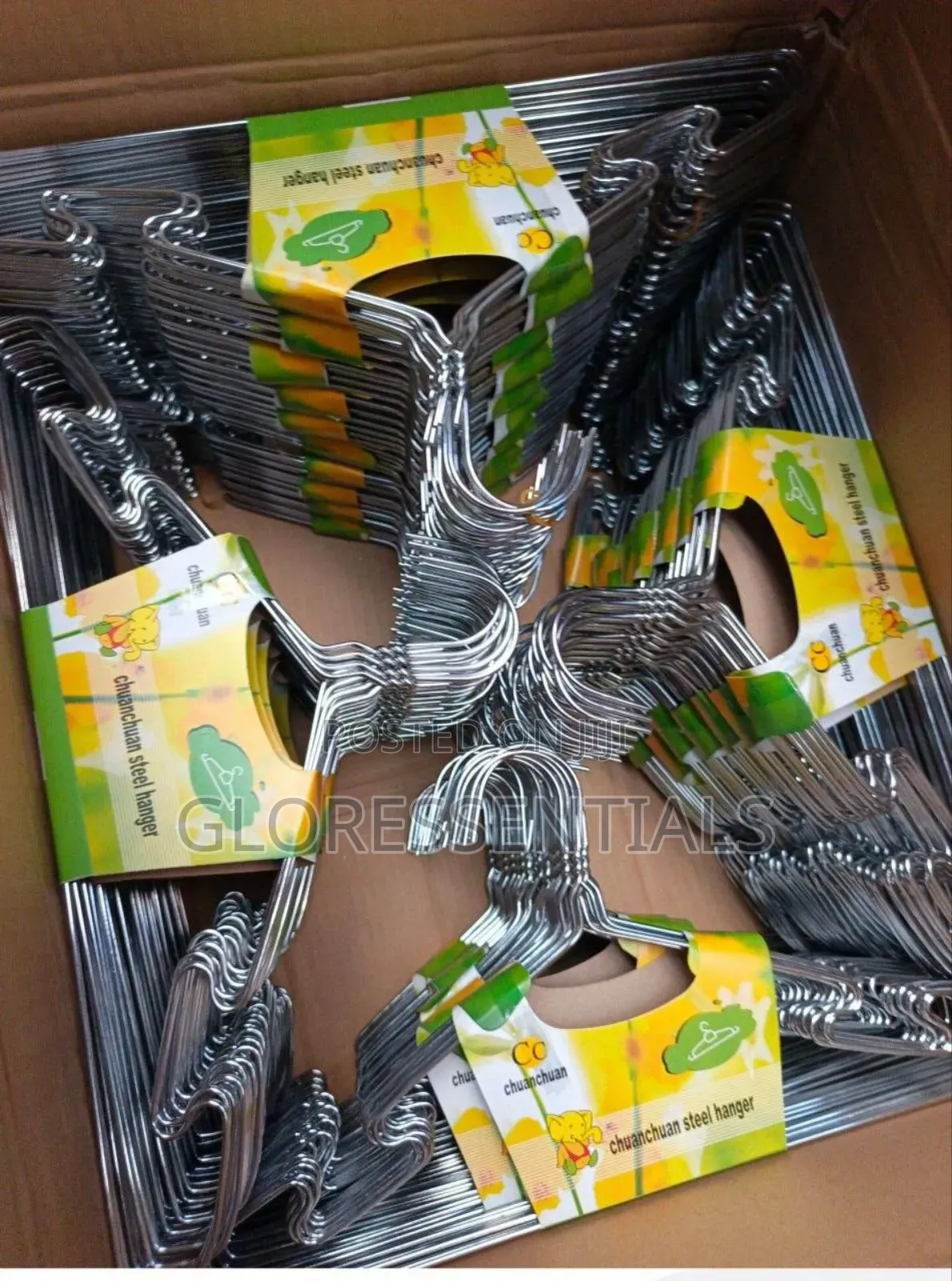 Pack of Stainless Steel Hanger Gold and Silver Colour