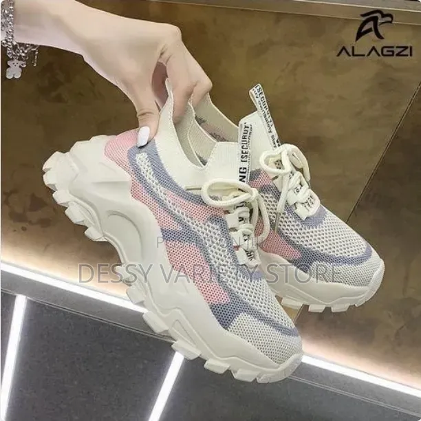 Alagzi Ladies Classic Fashion Casual Shoes Sneakers - Pink