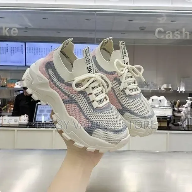 Alagzi Ladies Classic Fashion Casual Shoes Sneakers - Pink