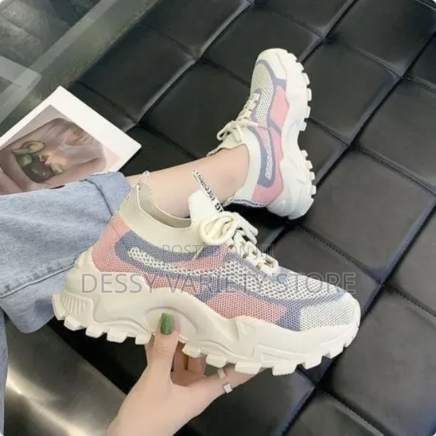 Alagzi Ladies Classic Fashion Casual Shoes Sneakers - Pink
