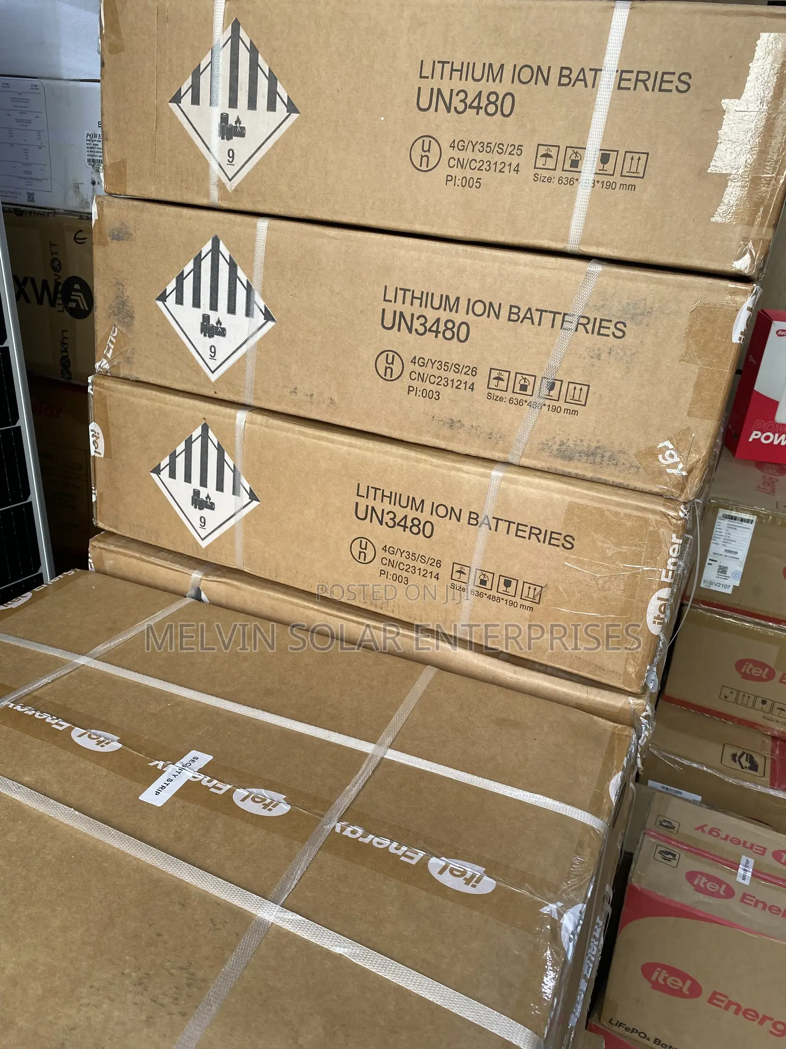 2.5kwh 24v Itel Solar Lithium Ion Phosphate Batteries Available Now