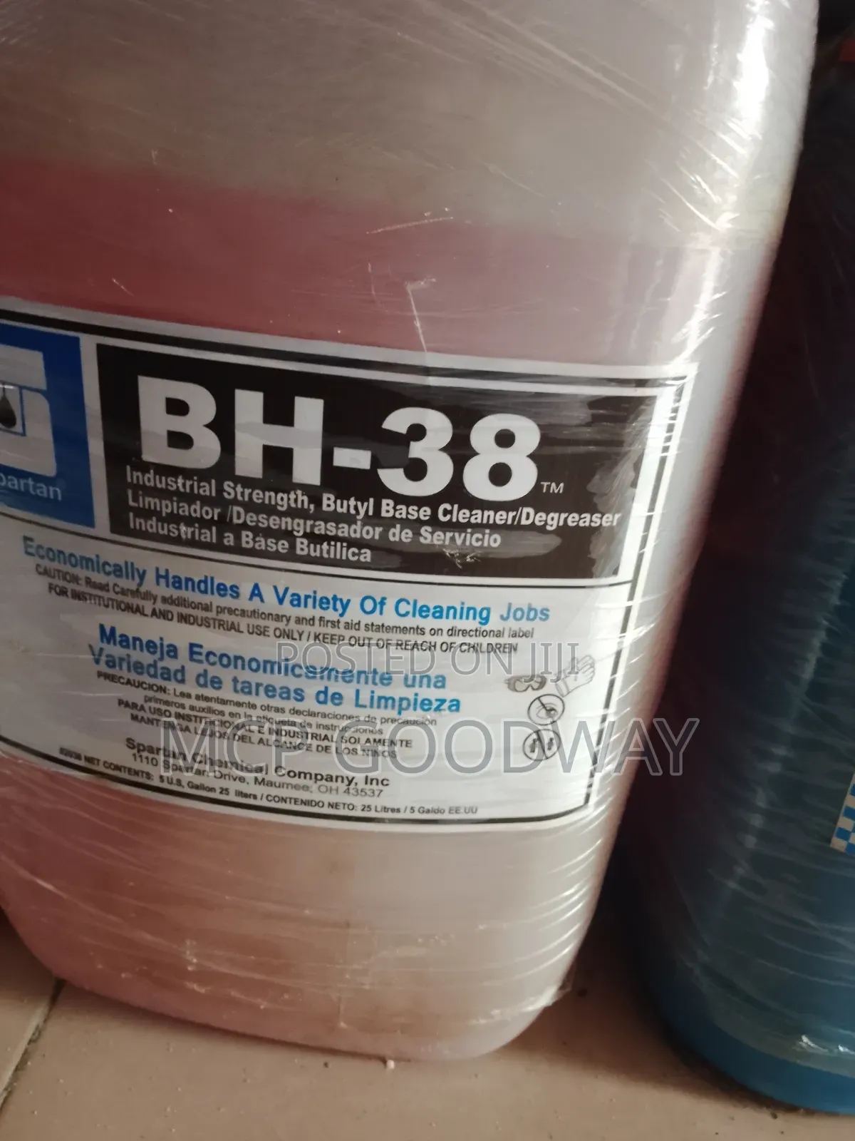 Spartan Bh-38 Industrial Strength Butyl Base Cleaner Degreaser