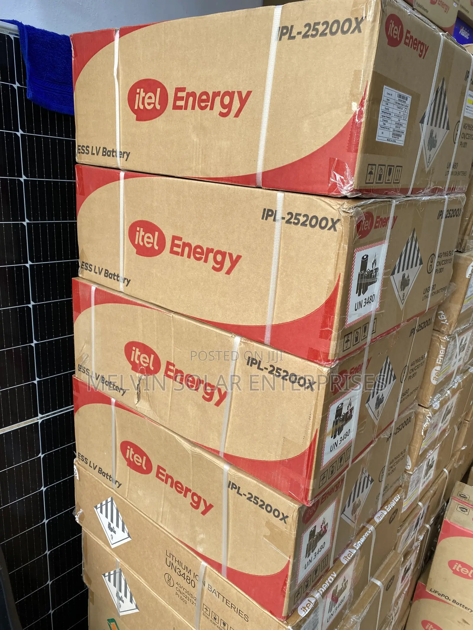 2.5kwh 24v Itel Solar Lithium Ion Phosphate Batteries Available Now
