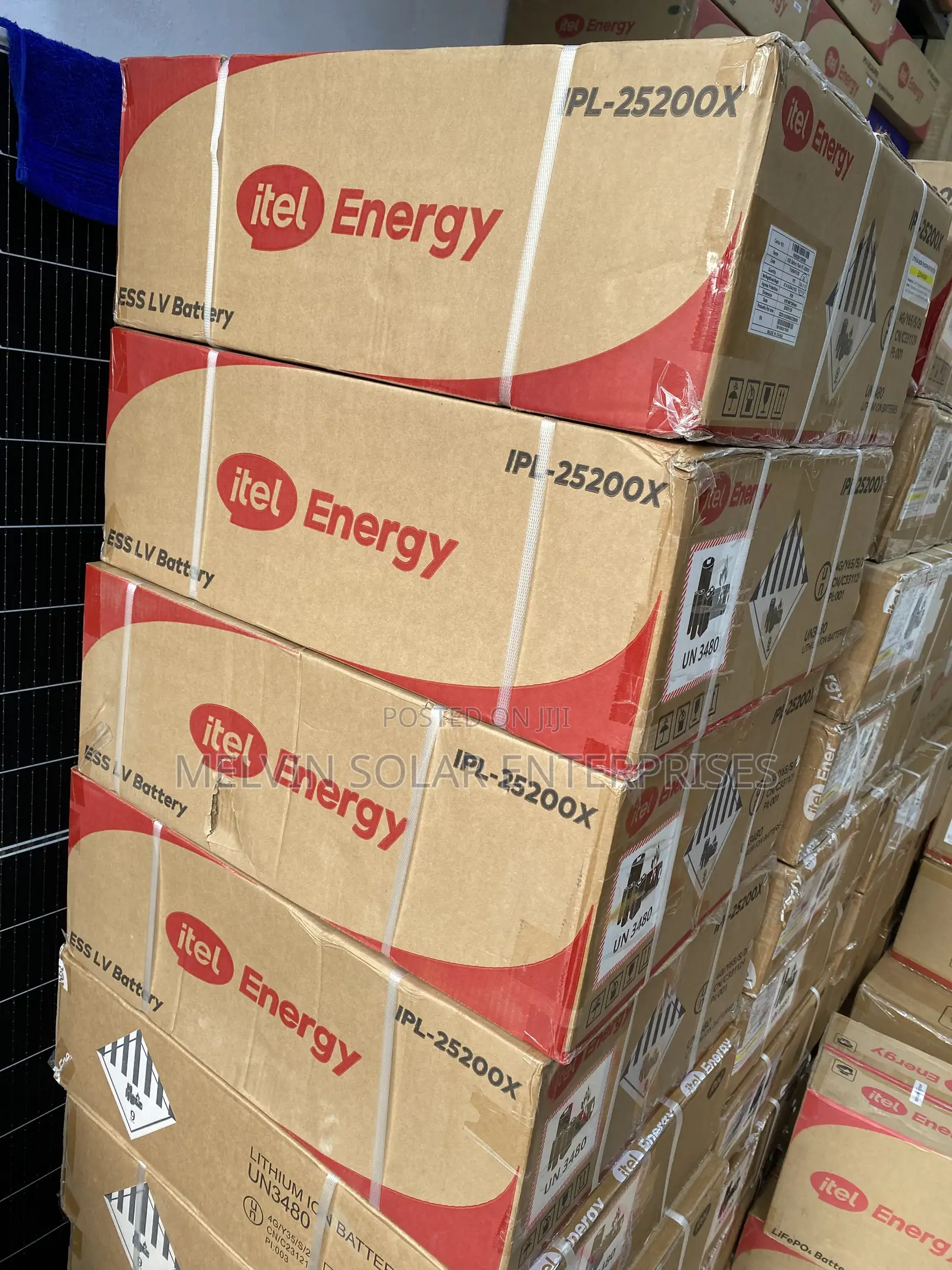 2.5kwh 24v Itel Solar Lithium Ion Phosphate Batteries Available Now