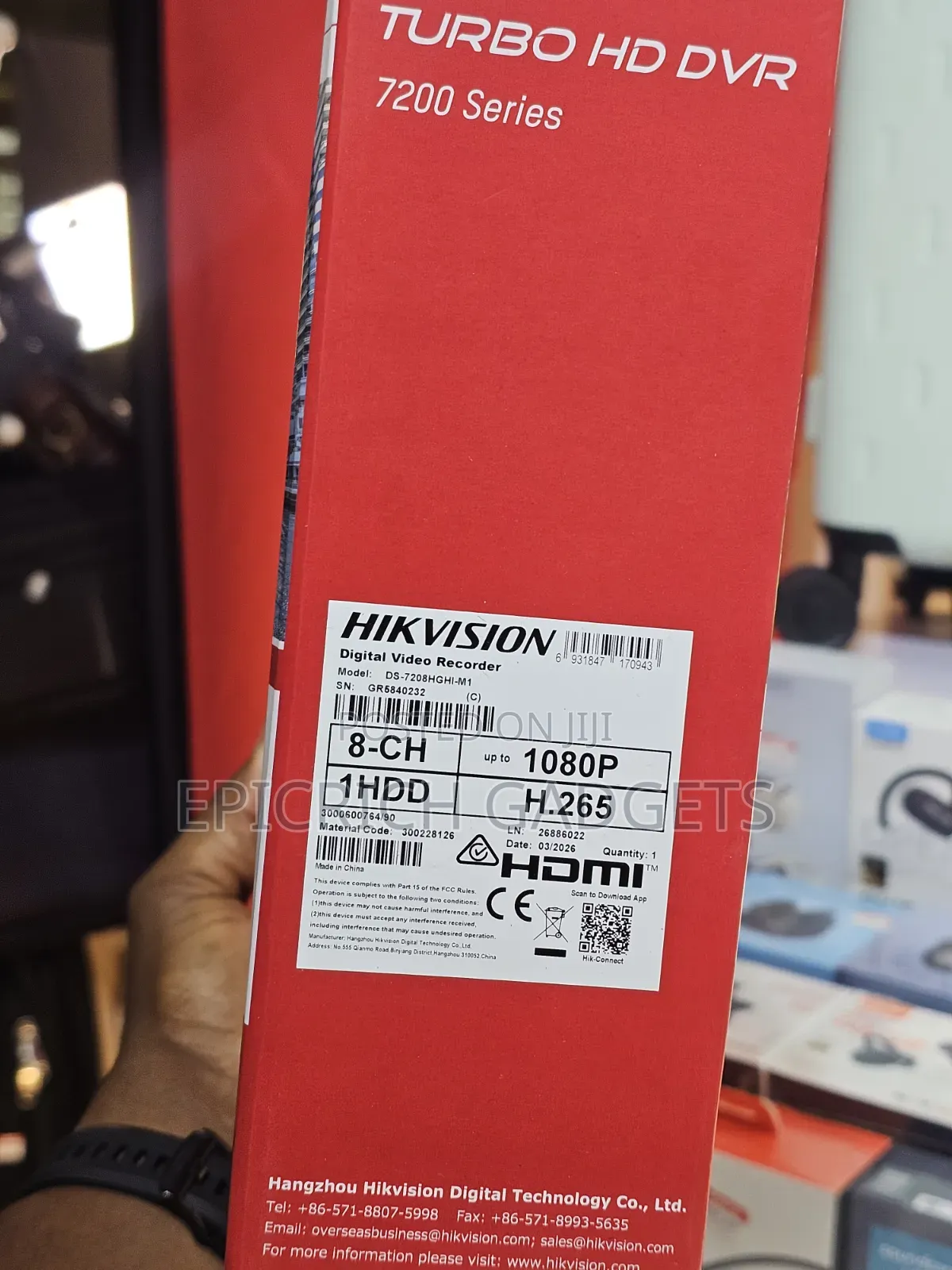Hikvision Turbo Hd 8 Channel 2mp DVR CCTV Recorder