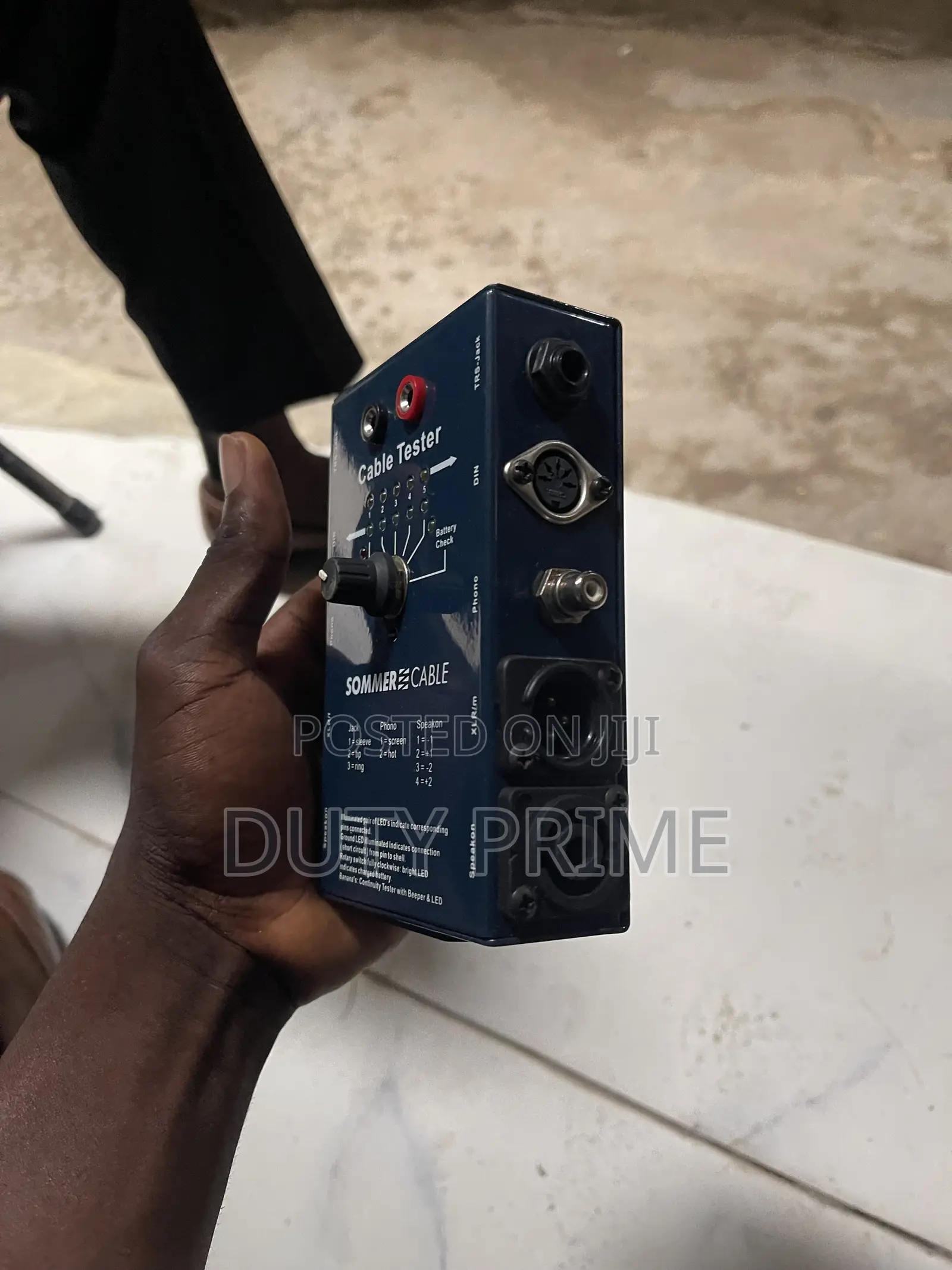 Sommer Cable Tester – Professional Audio Network Cable Testing Tool