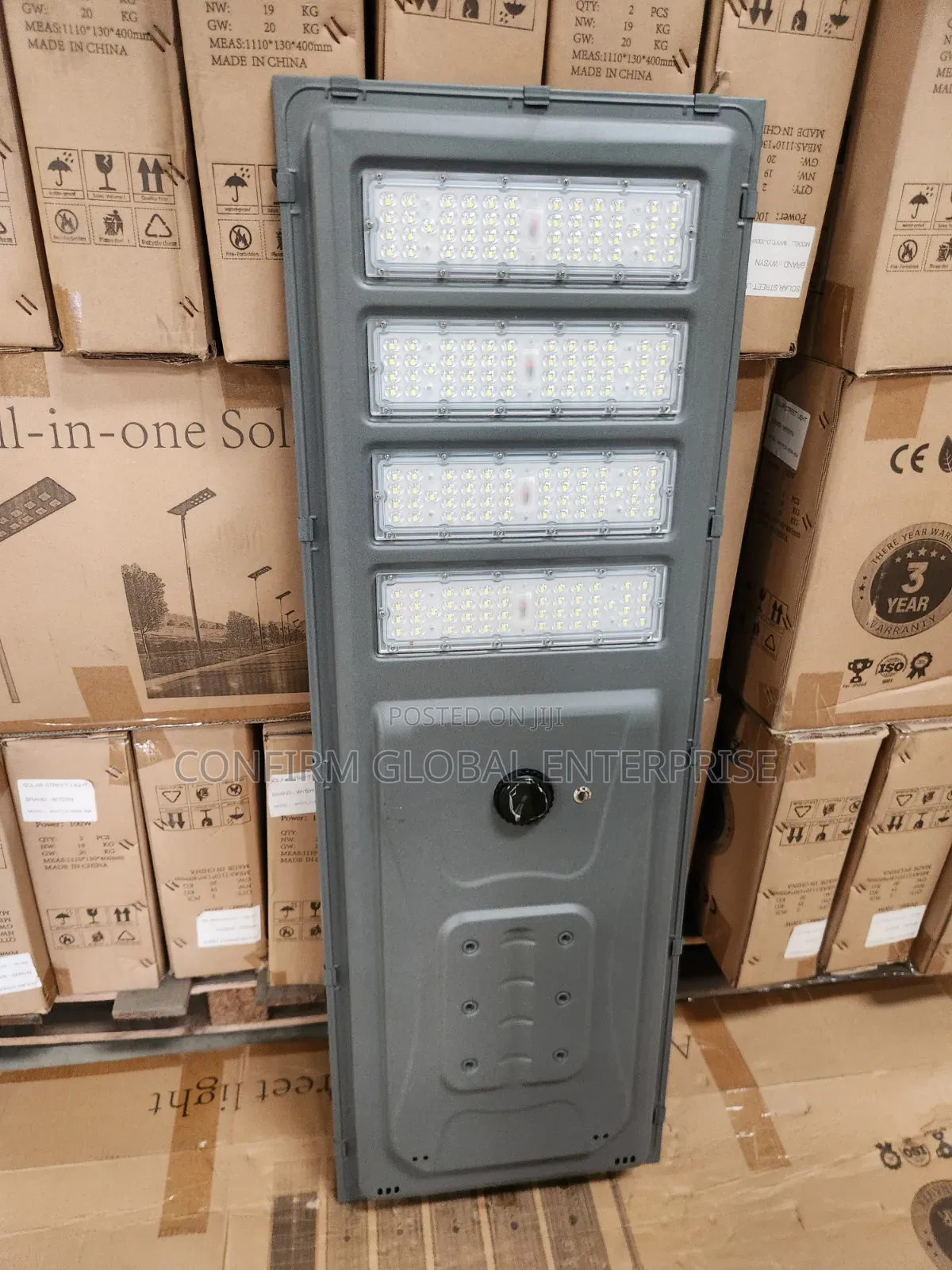 4-Line All-in-One — 150w Industrial Solar Treet Light