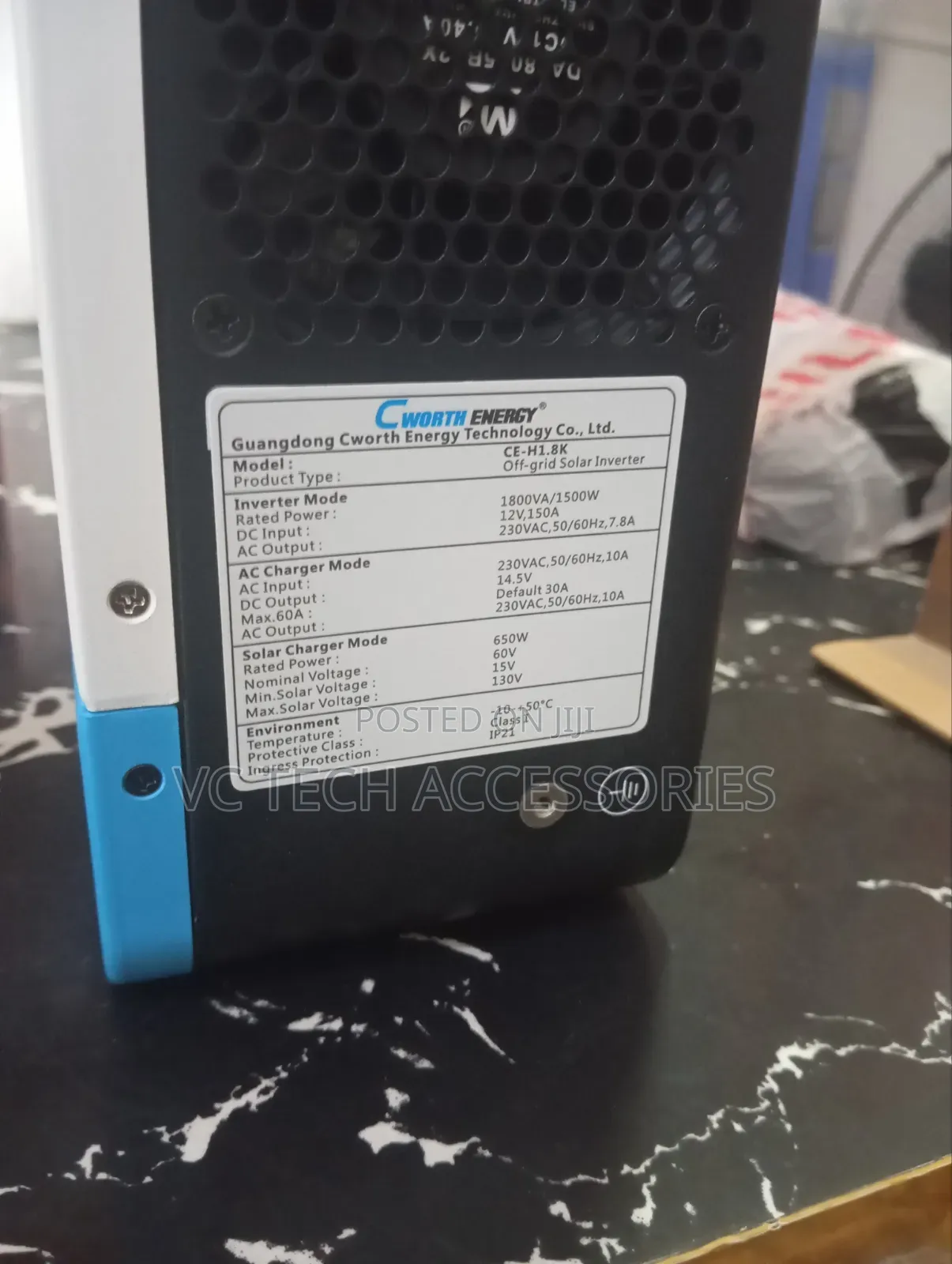 Cworth Energy 1.8kva Inverter 12v