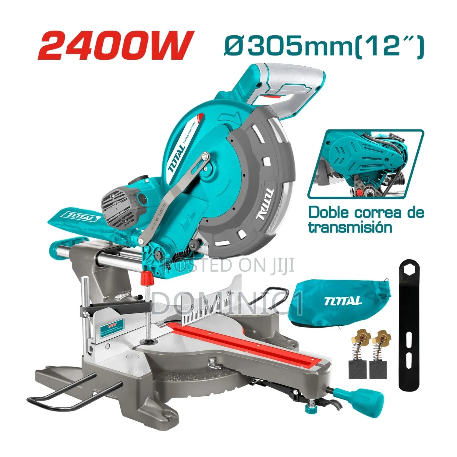 Total Tools 2400w Sliding Compound Mitre Saw (Model: Ts