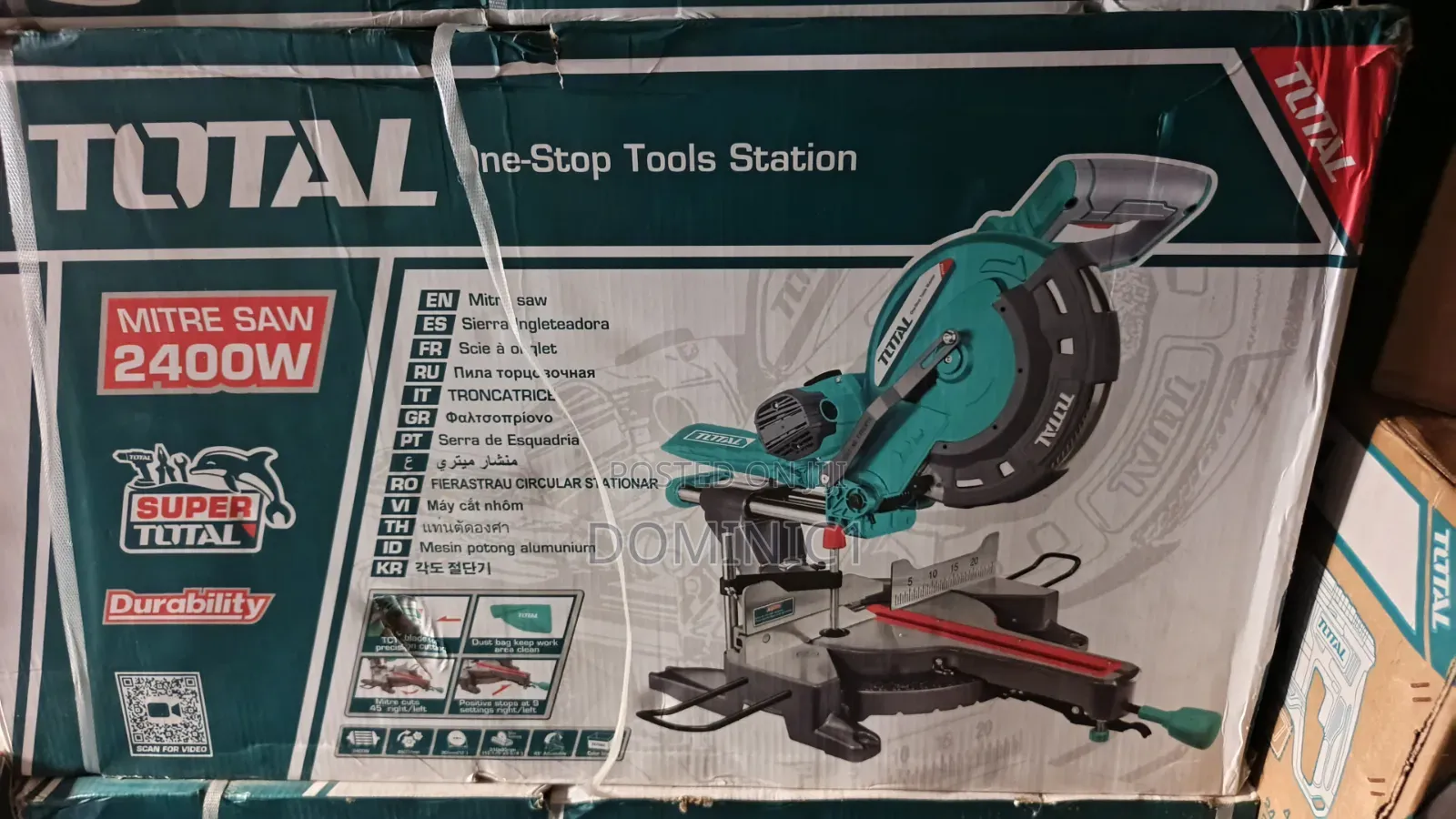 Total Tools 2400w Sliding Compound Mitre Saw (Model: Ts