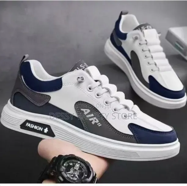 Galuin Unisex White Fashion Sneakers - Ankle Sneakers, Eu 40-44