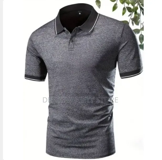 Men's Casual Short Sleeved Three Piece Business Polo Sugi