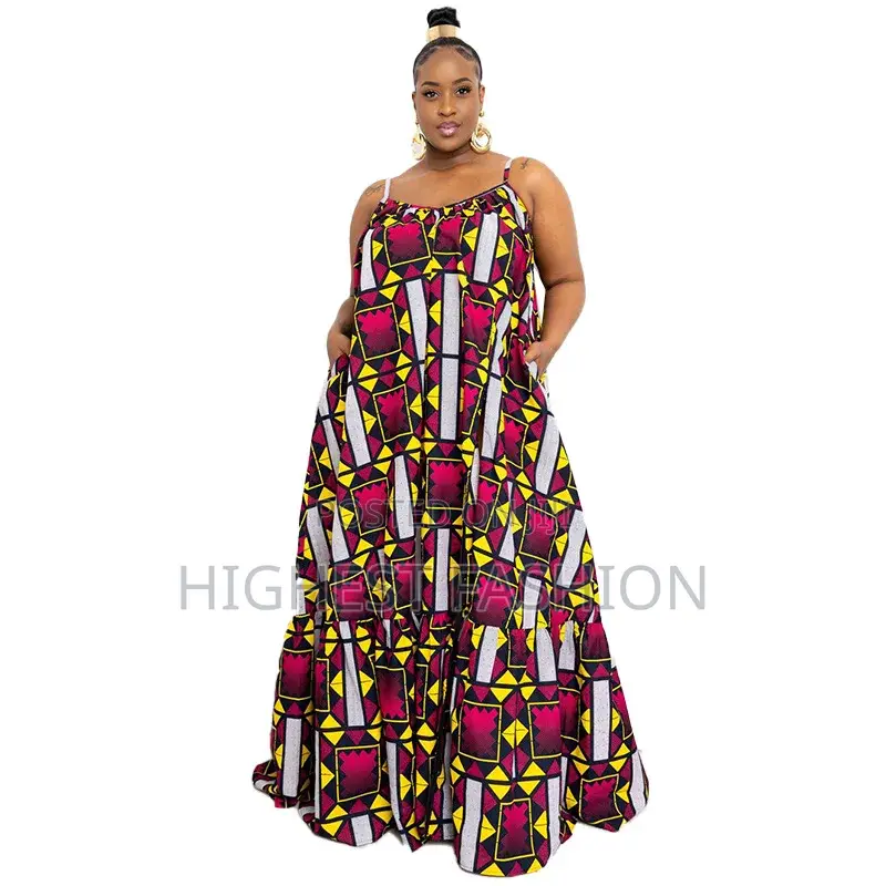 Loose Ankara Maxi Dress