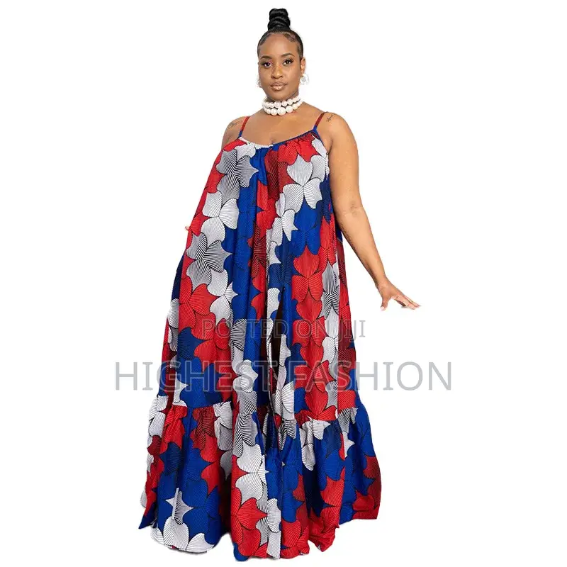 Loose Ankara Maxi Dress