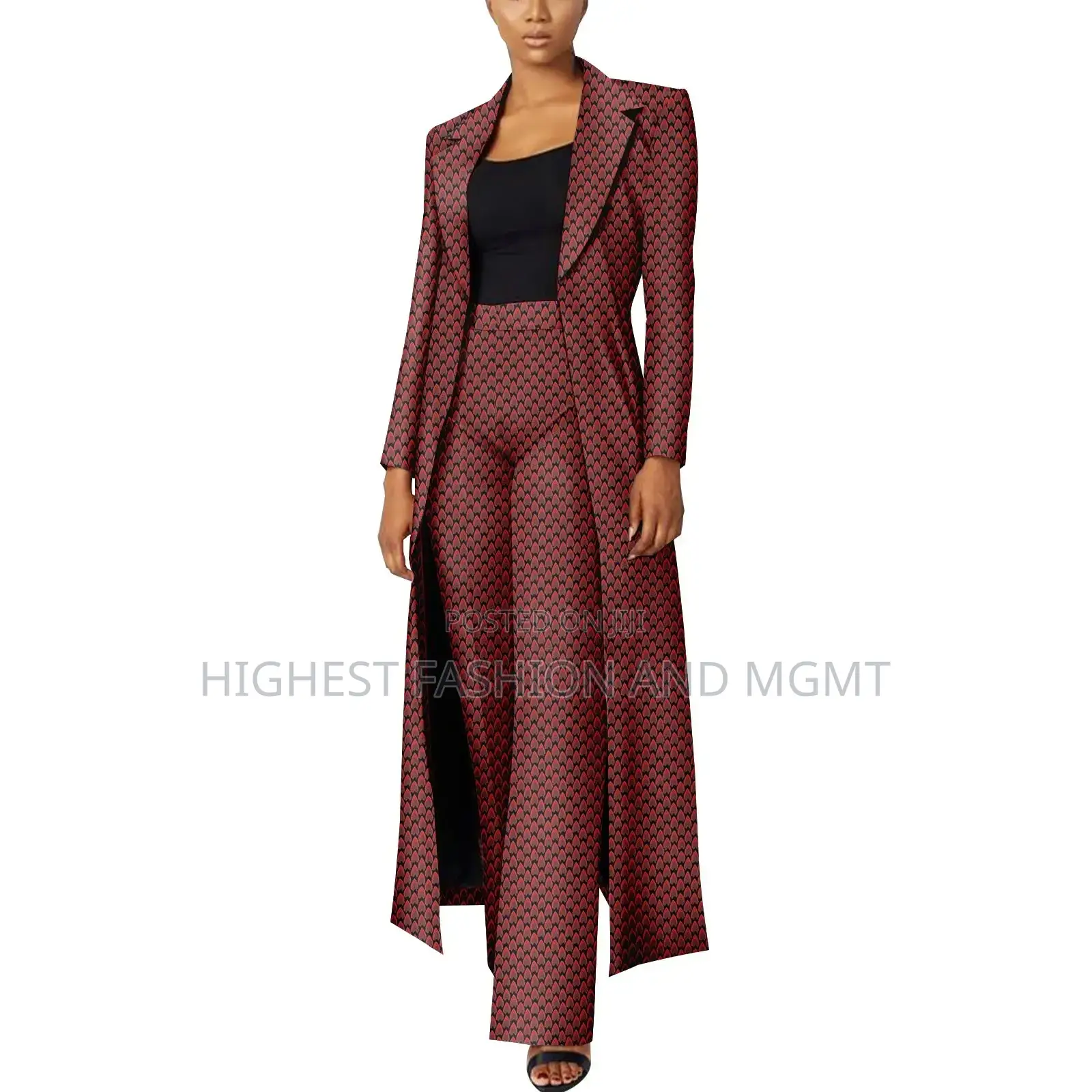 Ankara 2 Piece Long Sleeve Jacket and Pant
