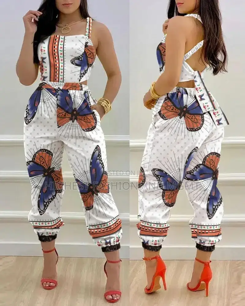 Sleeveless Jogger Pant Jumpsuit