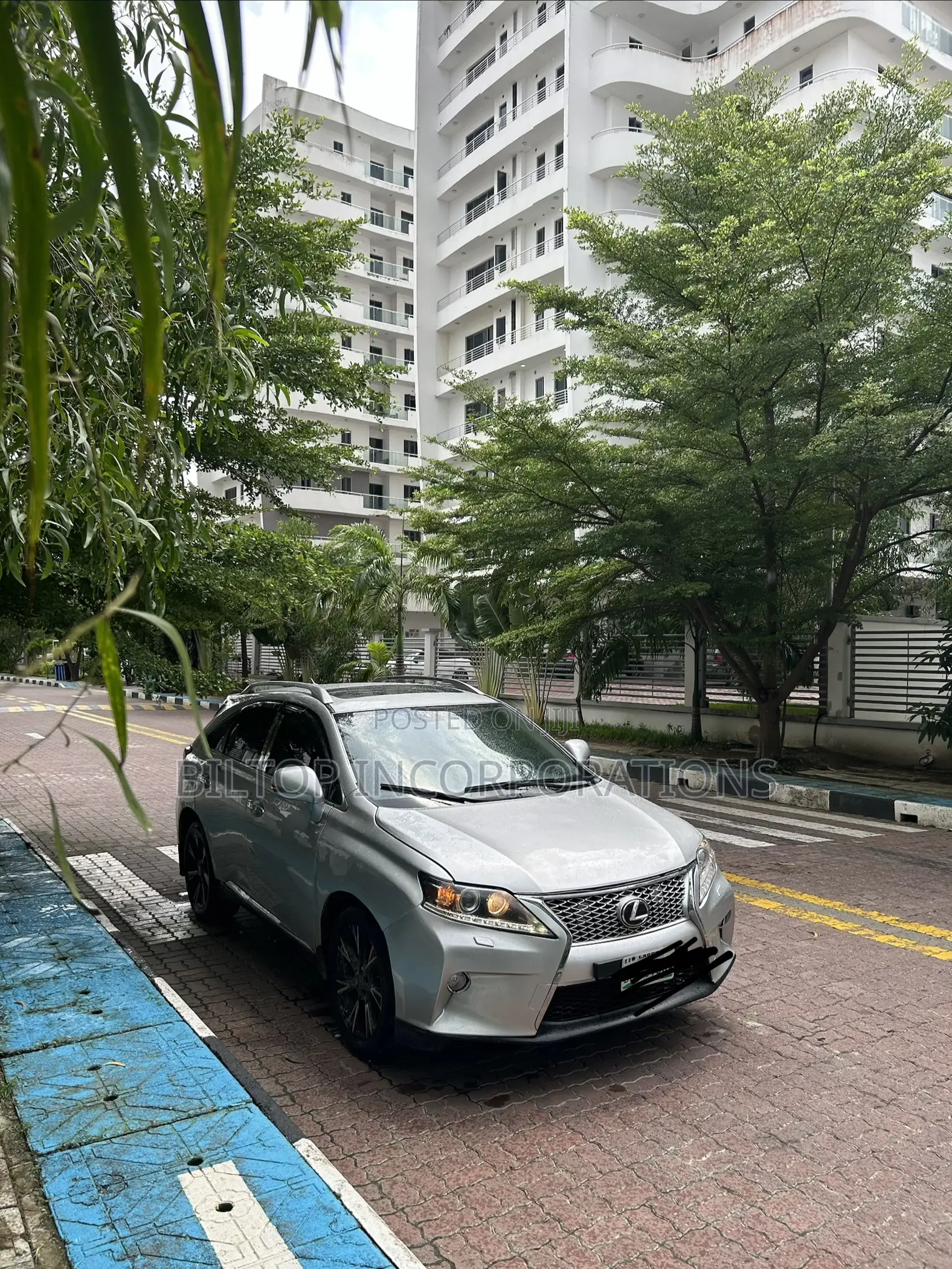 Lexus RX 350 AWD 2012 Silver