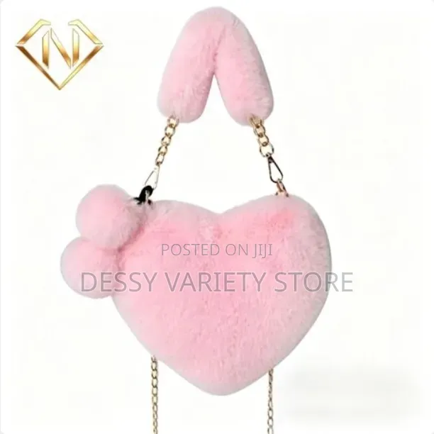 Plush Love Handbag Shoulder Bag Crossbody Bag Wallet Pink