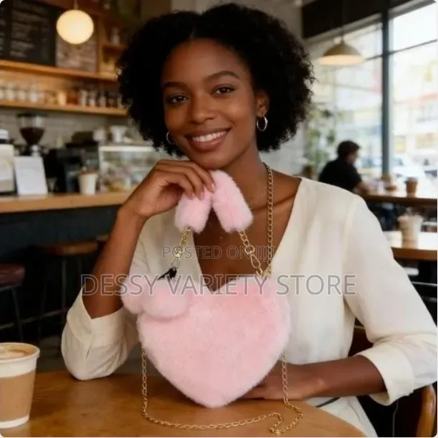 Plush Love Handbag Shoulder Bag Crossbody Bag Wallet Pink