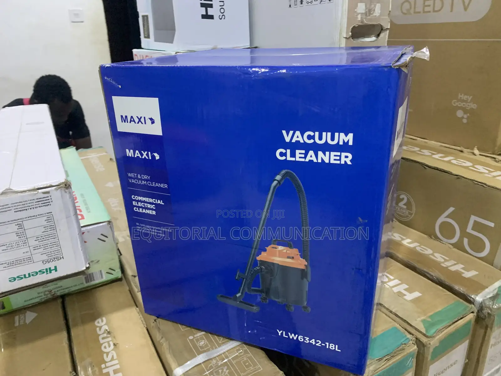 Maxi Ylw6342-18l 1200w 18l Wet Dry Vacuum Cleaner