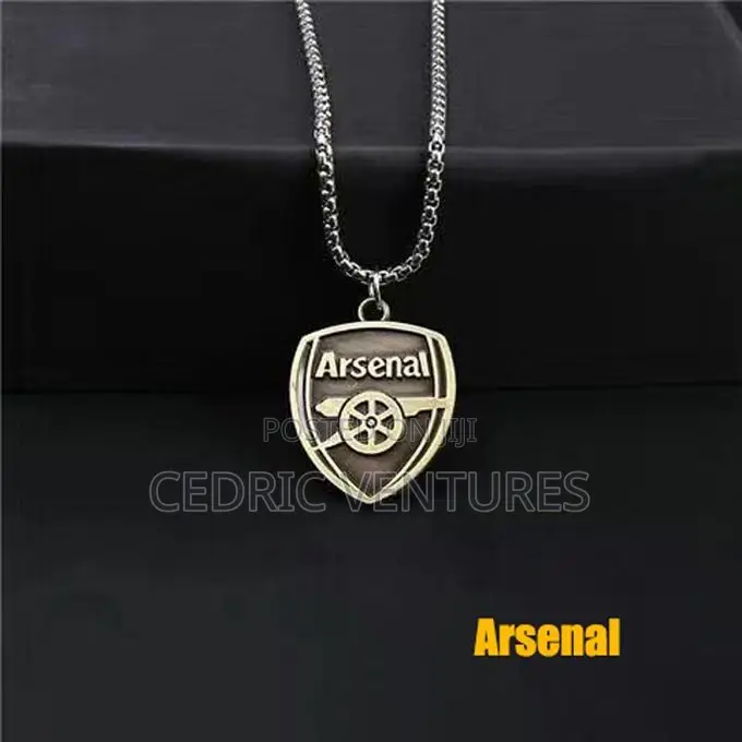 Arsenal Football Team Logo Pendant With Round Chain