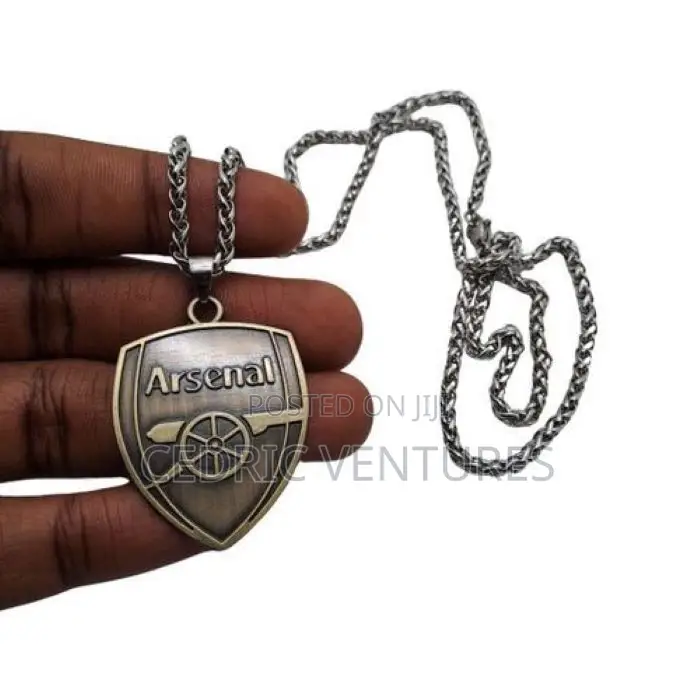 Arsenal Football Team Logo Pendant With Round Chain