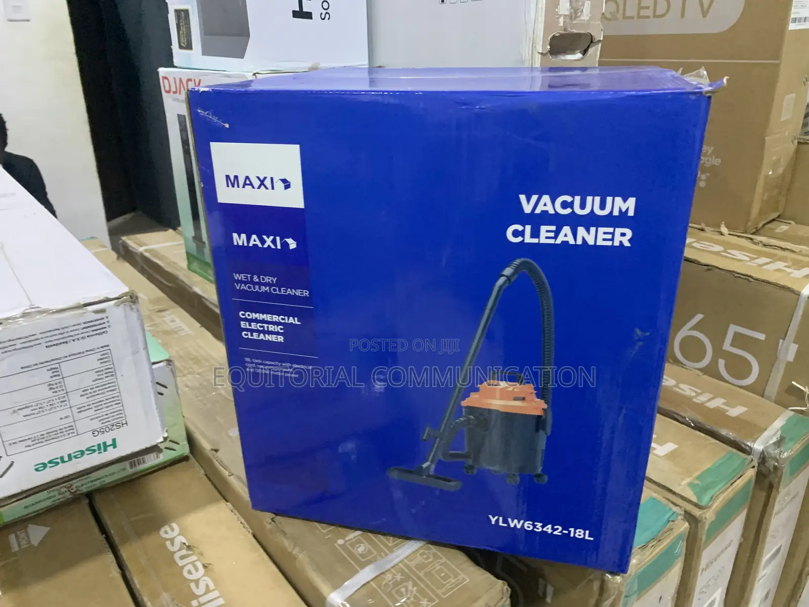 Maxi 18l Wet and Dry Vacuum Cleaner Ylw6342-18l