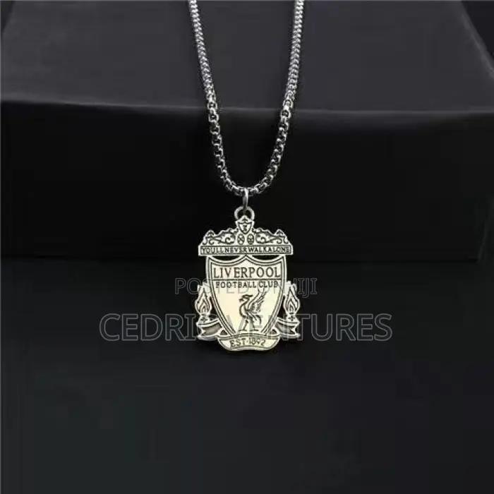 Liverpool Football Team Logo Pendant With Round Chain