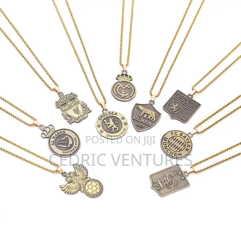 Liverpool Football Team Logo Pendant With Round Chain