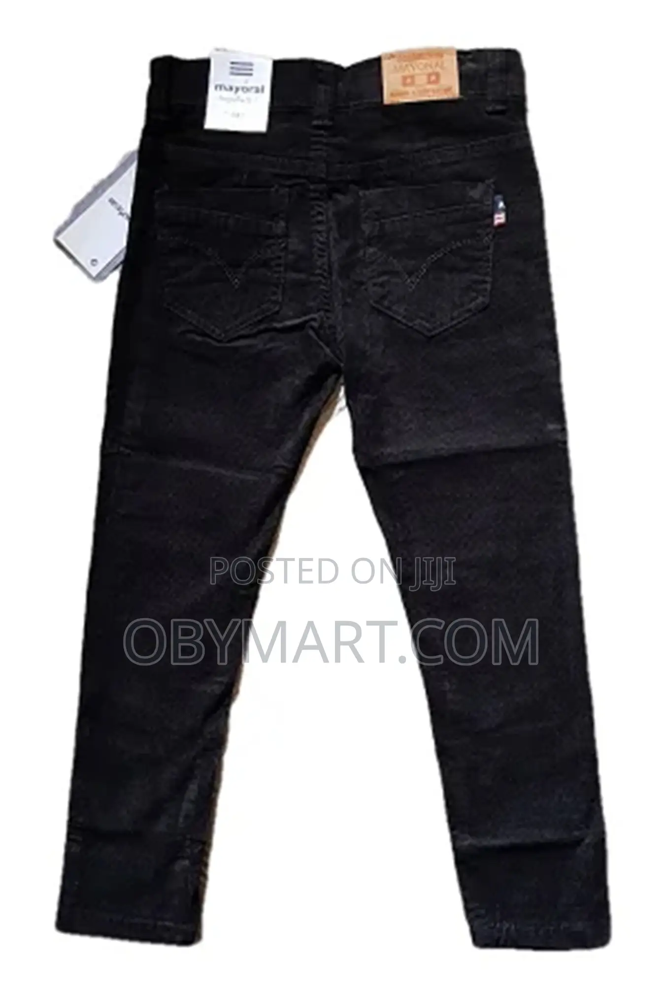 Mayoral Corduroy Black Jeans for All Occasion