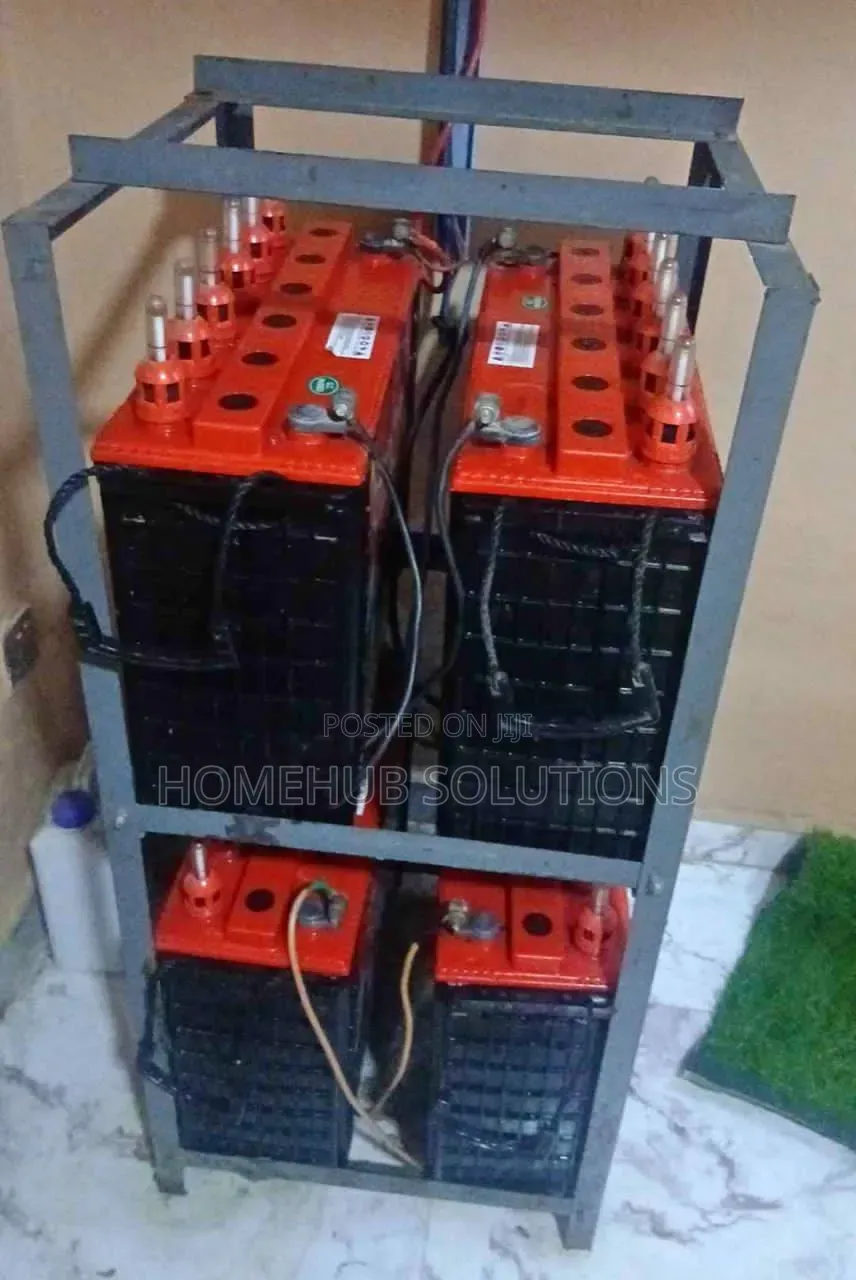 5kva Inverter With 4 Tabular Batteries and Rack