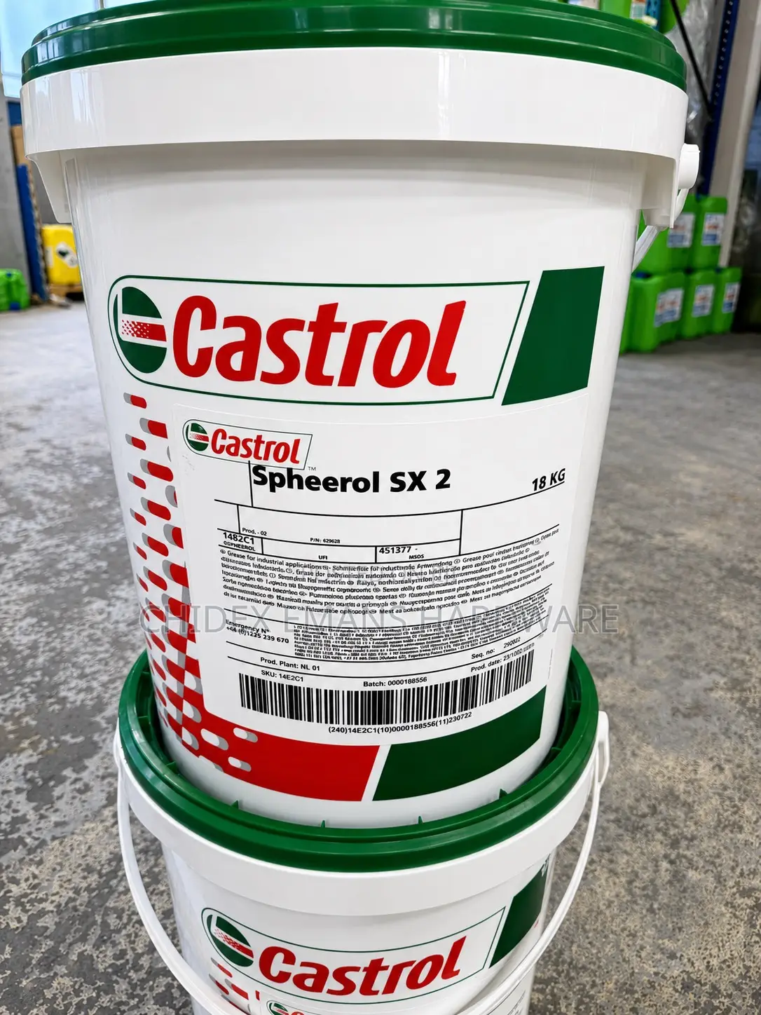 Castrol Spheerol Sx 2 Industrial Grease 18kg