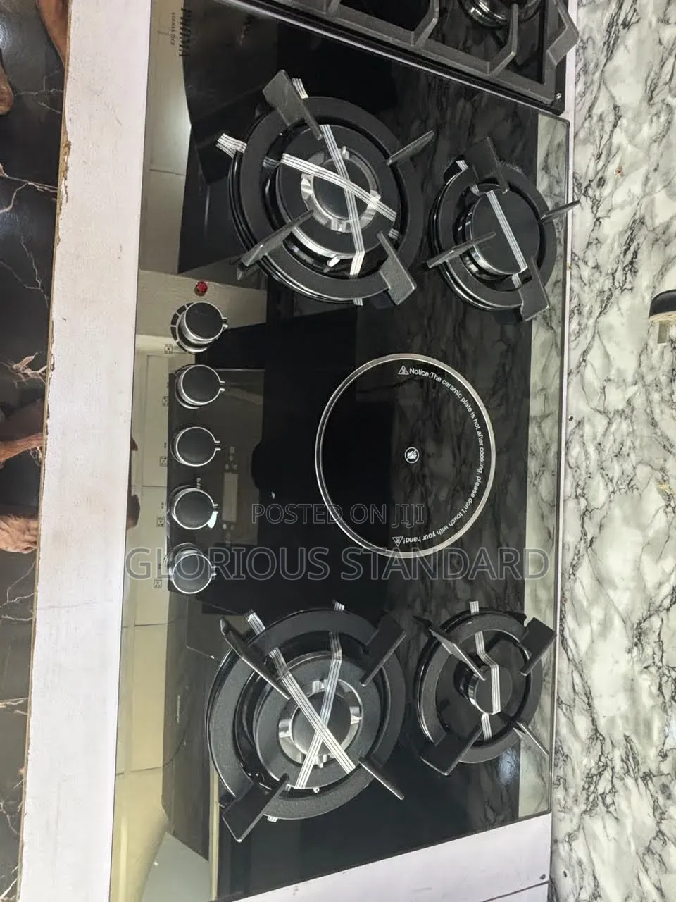5"" Ways Black Burner Electric and Gas