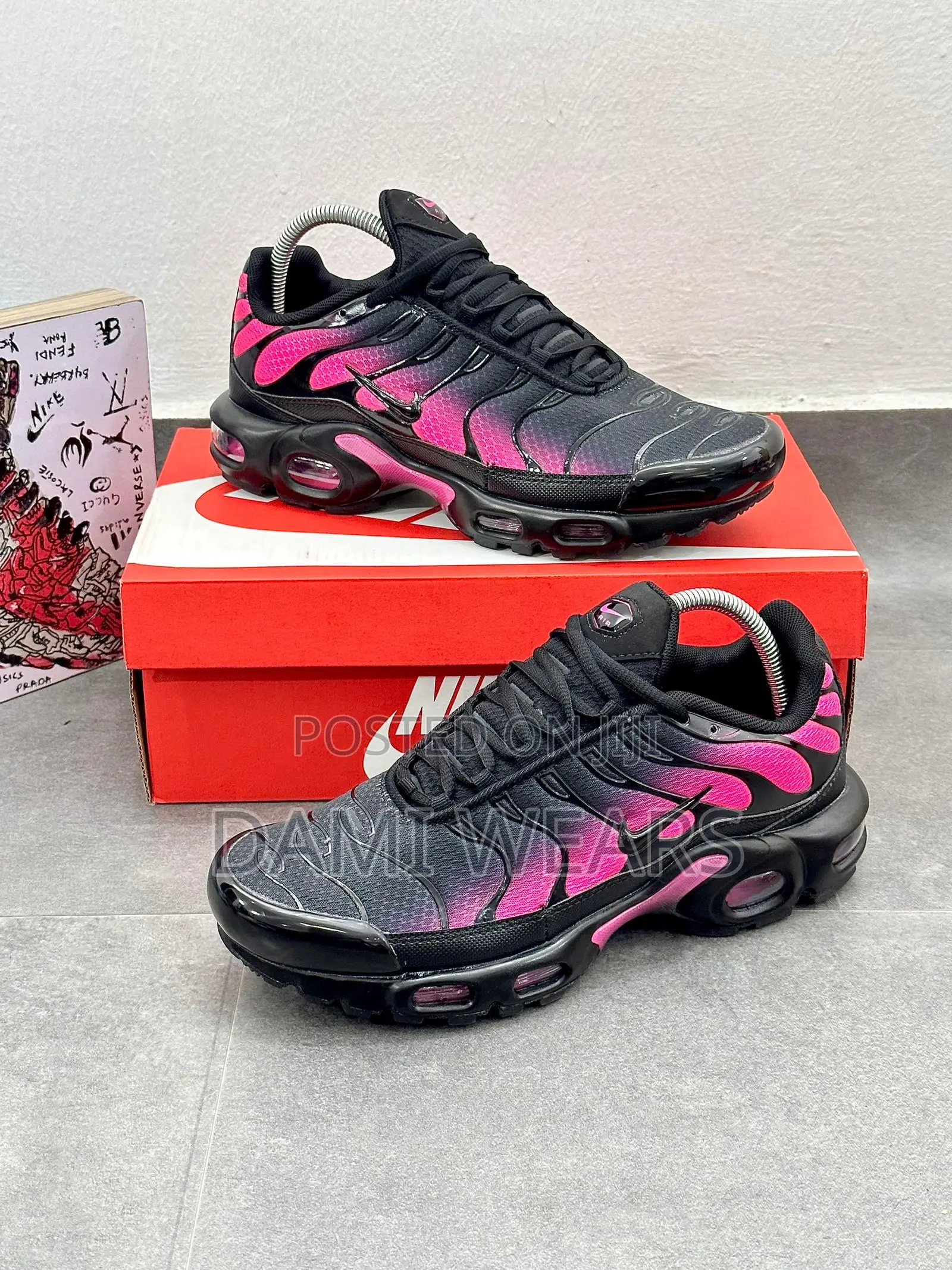 Nike Airmax Tn 1 Black Hyper Pink
