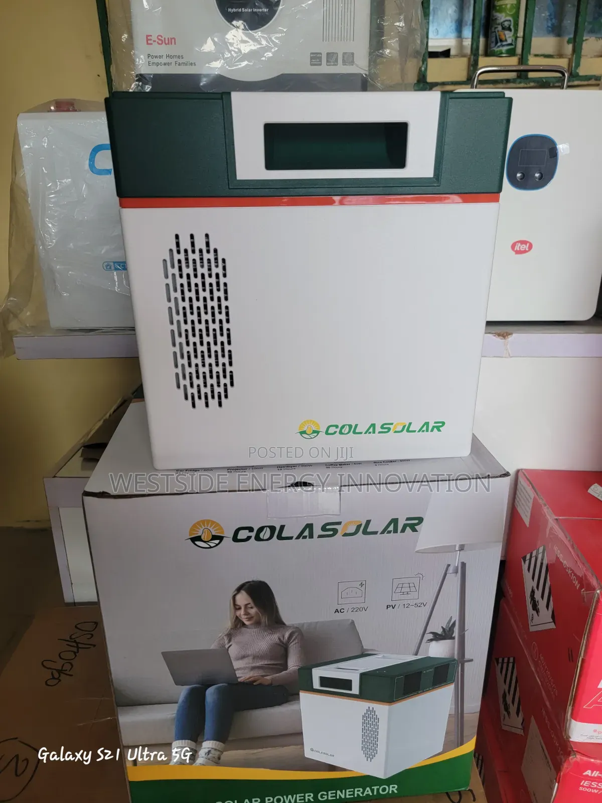 Colasolar 2000 Solar Power Tank. 1kwh Inverter/2kwh Battery