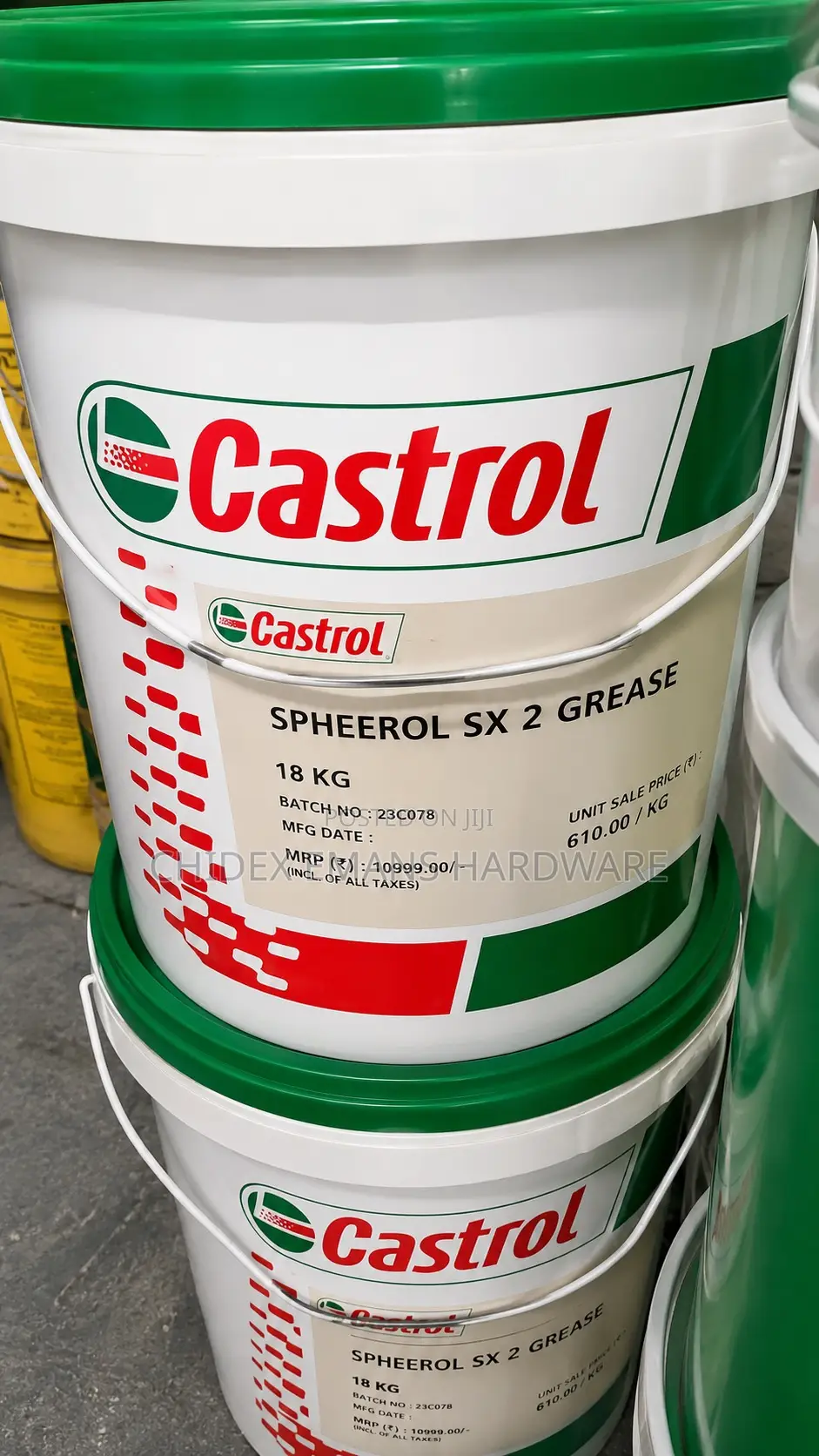 Castrol Spheerol Sx 2 Industrial Grease 18kg